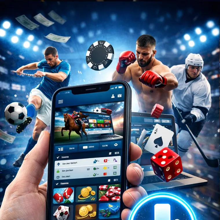 Live in-play betting interface on phsky.